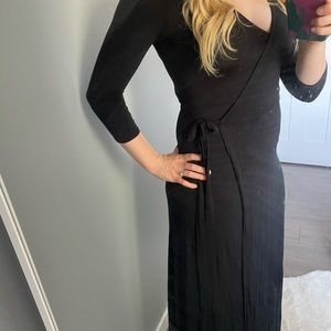 Lulus black maxi dress